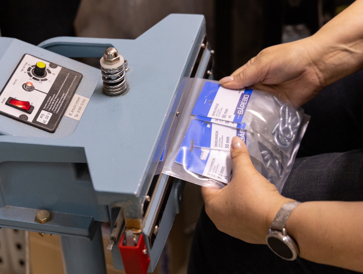 Bag packaging